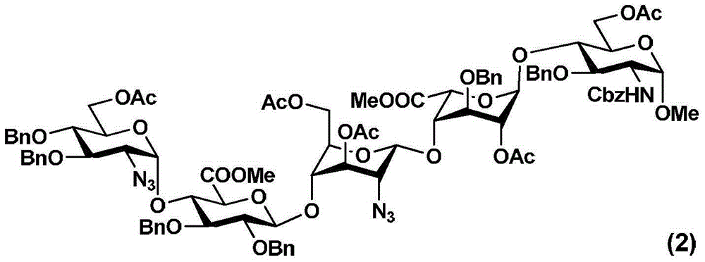 Fondaparinux sodium pentasaccharide intermediate and preparation method thereof
