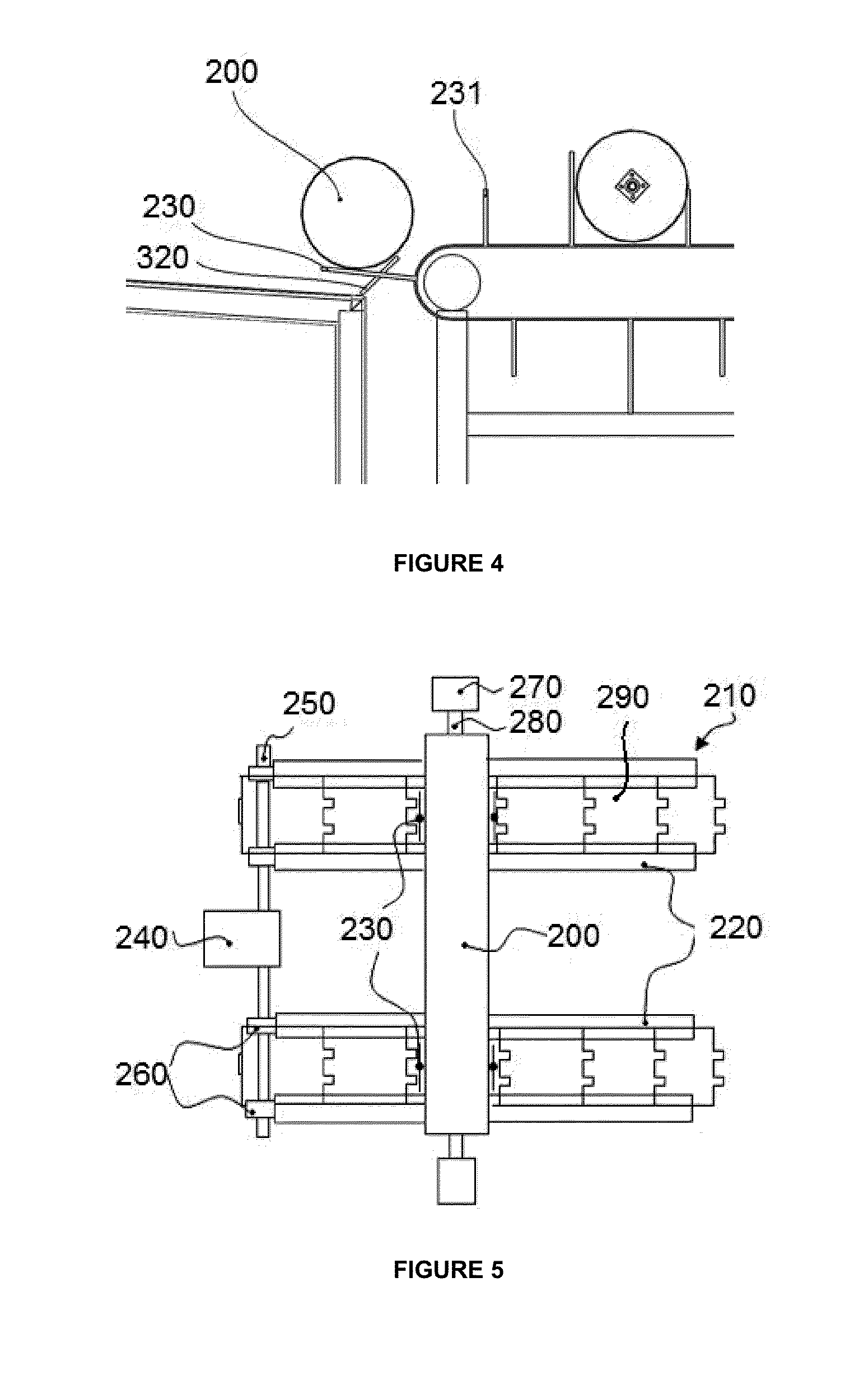 Working method for a system for partial mirroring of glass tubes, and said system