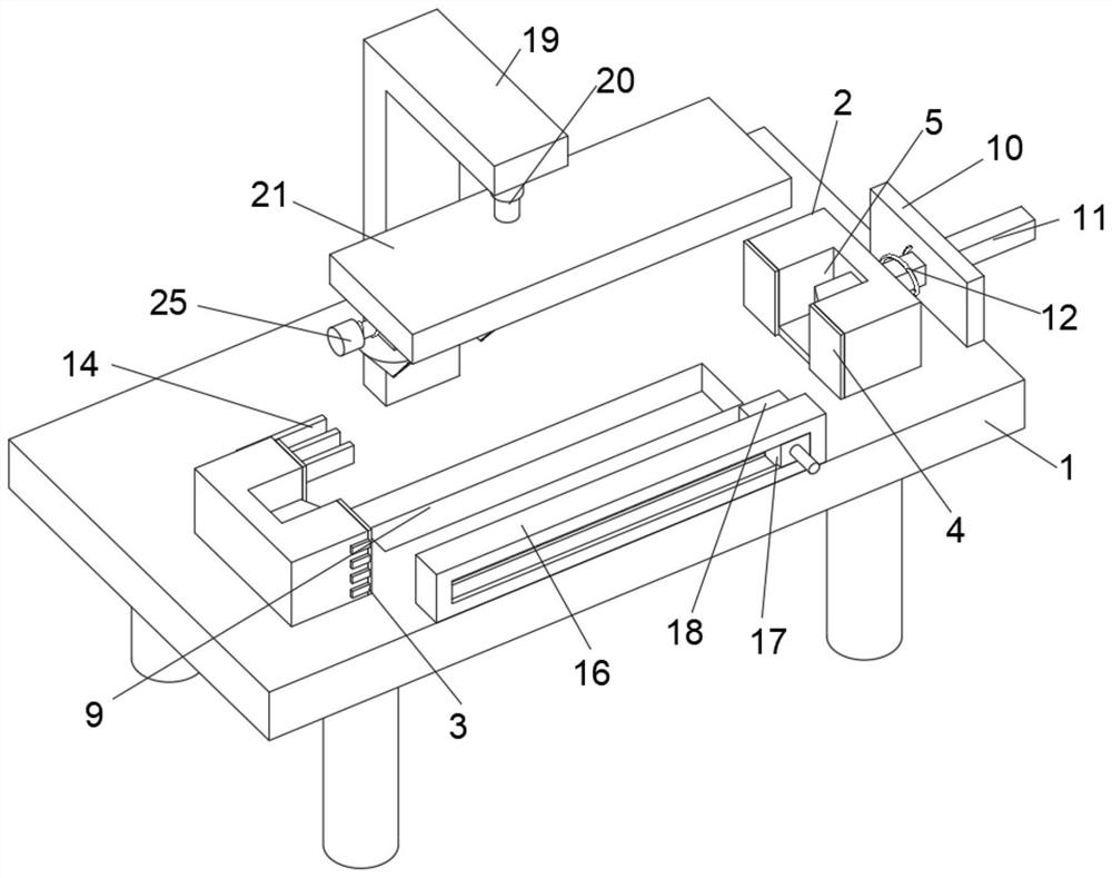 Comprehensive detection device for rail steel structural member