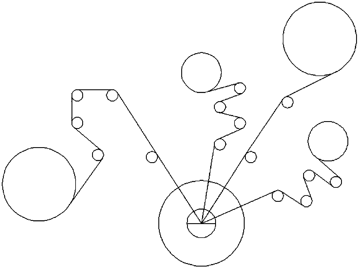 Electric core winding device