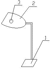 Kicker-light water tank ornamental lamp