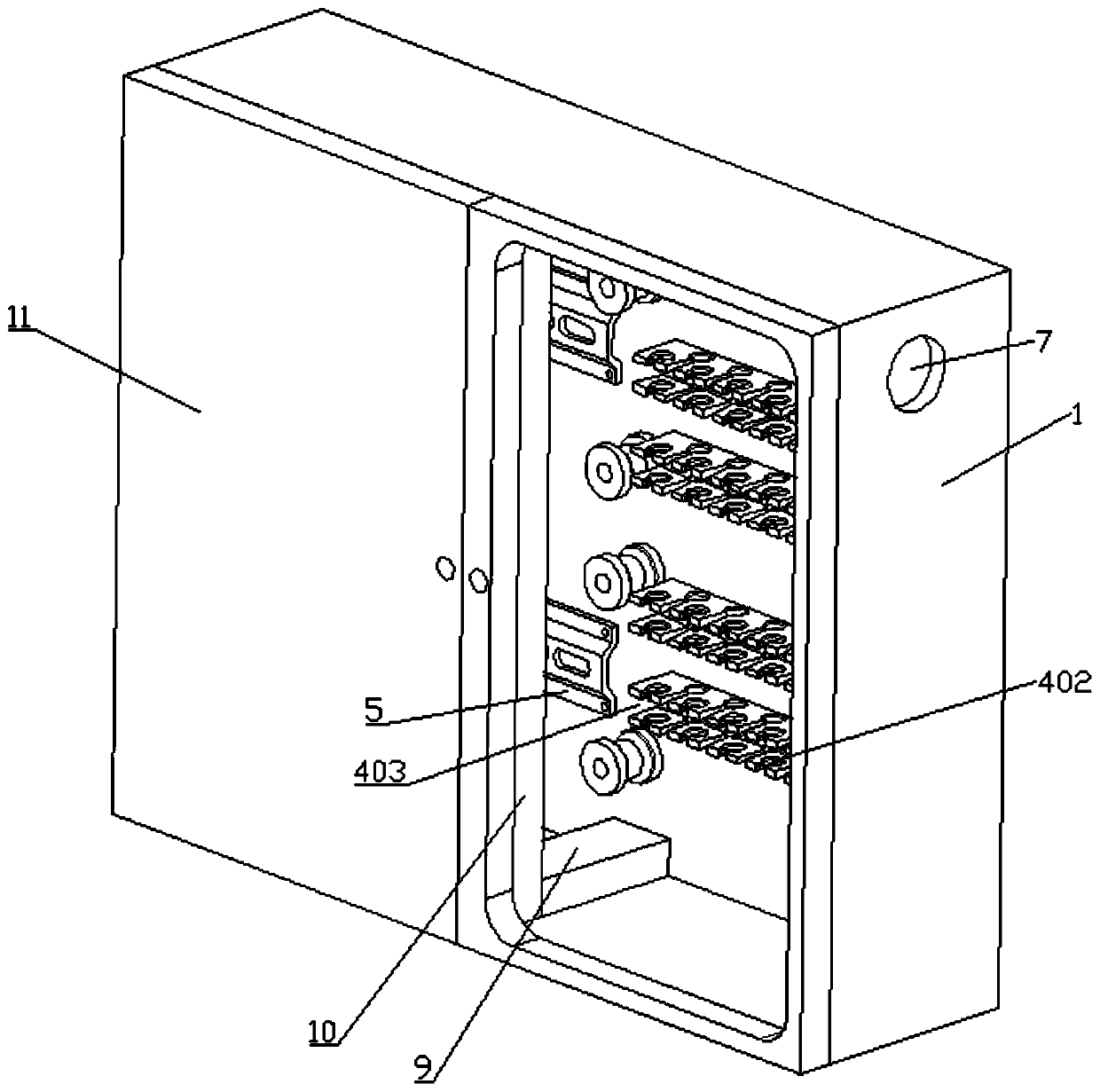 Low-voltage intelligent fee-control meter box