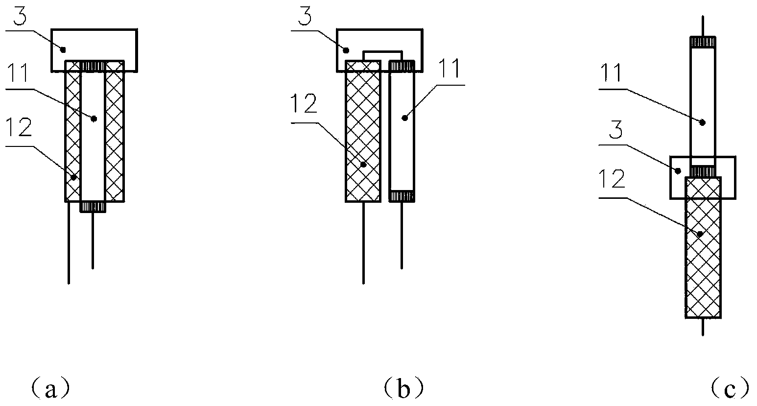 Standard Dewar for measuring refrigeration performance of co-axial pulse tube refrigerator and manufacturing method of standard Dewar