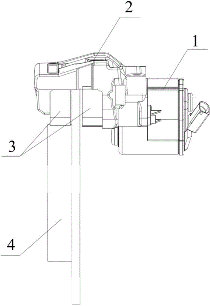 Electronic parking braking system with double-piston callipers