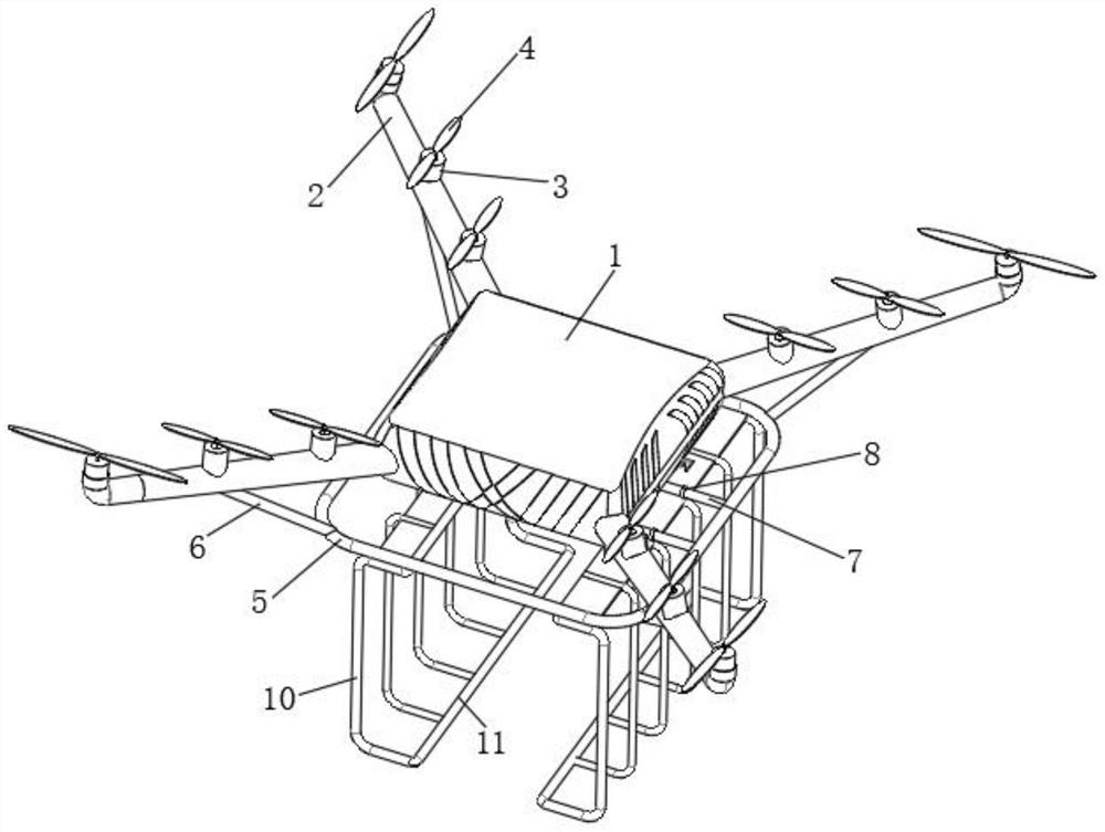 Multifunctional routing inspection unmanned aerial vehicle