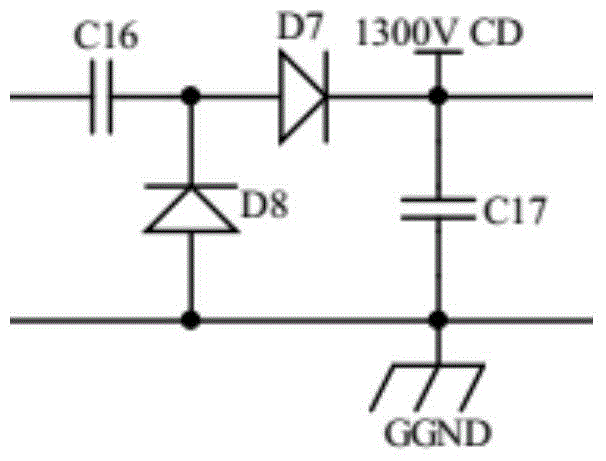 A high-voltage excitation delay detonation control circuit