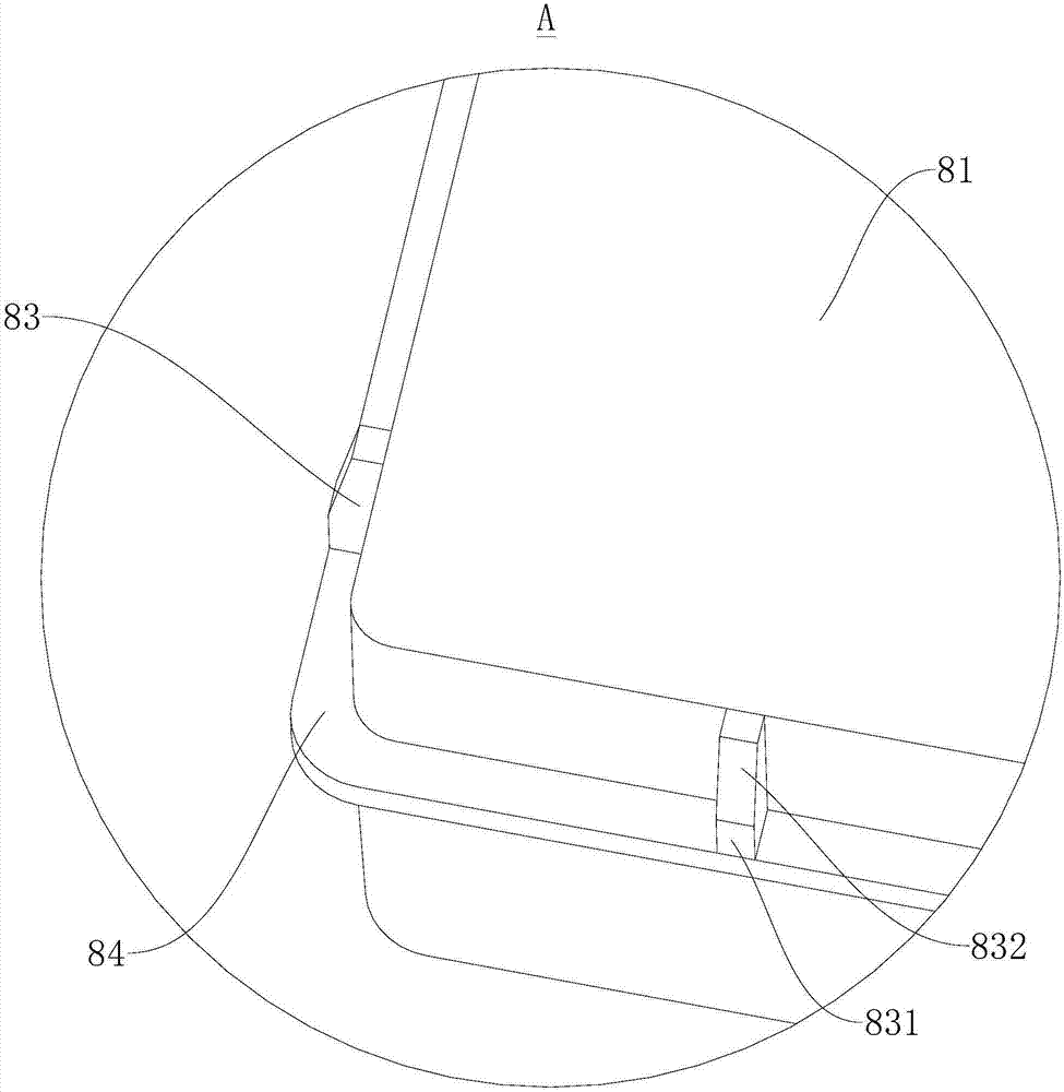 Wall-hanging washing machine and box assembly thereof