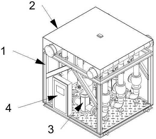 Air conditioner water circulation intelligent unit