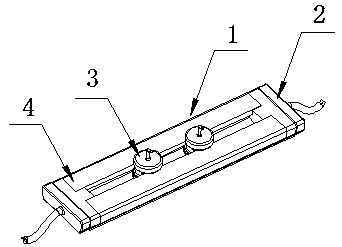 A rotary spraying device that is easy to disassemble