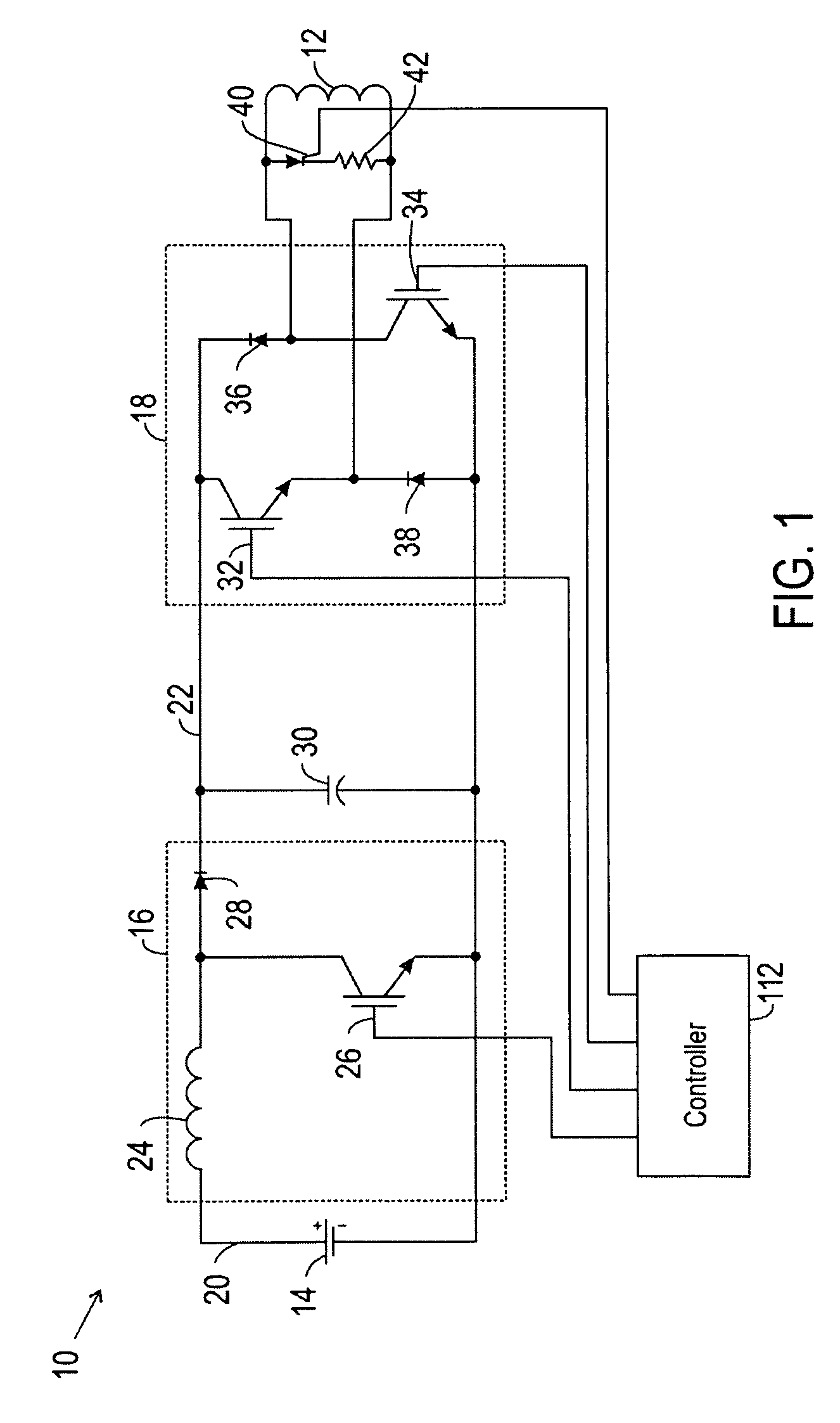 System and method for charging and discharging a superconducting coil