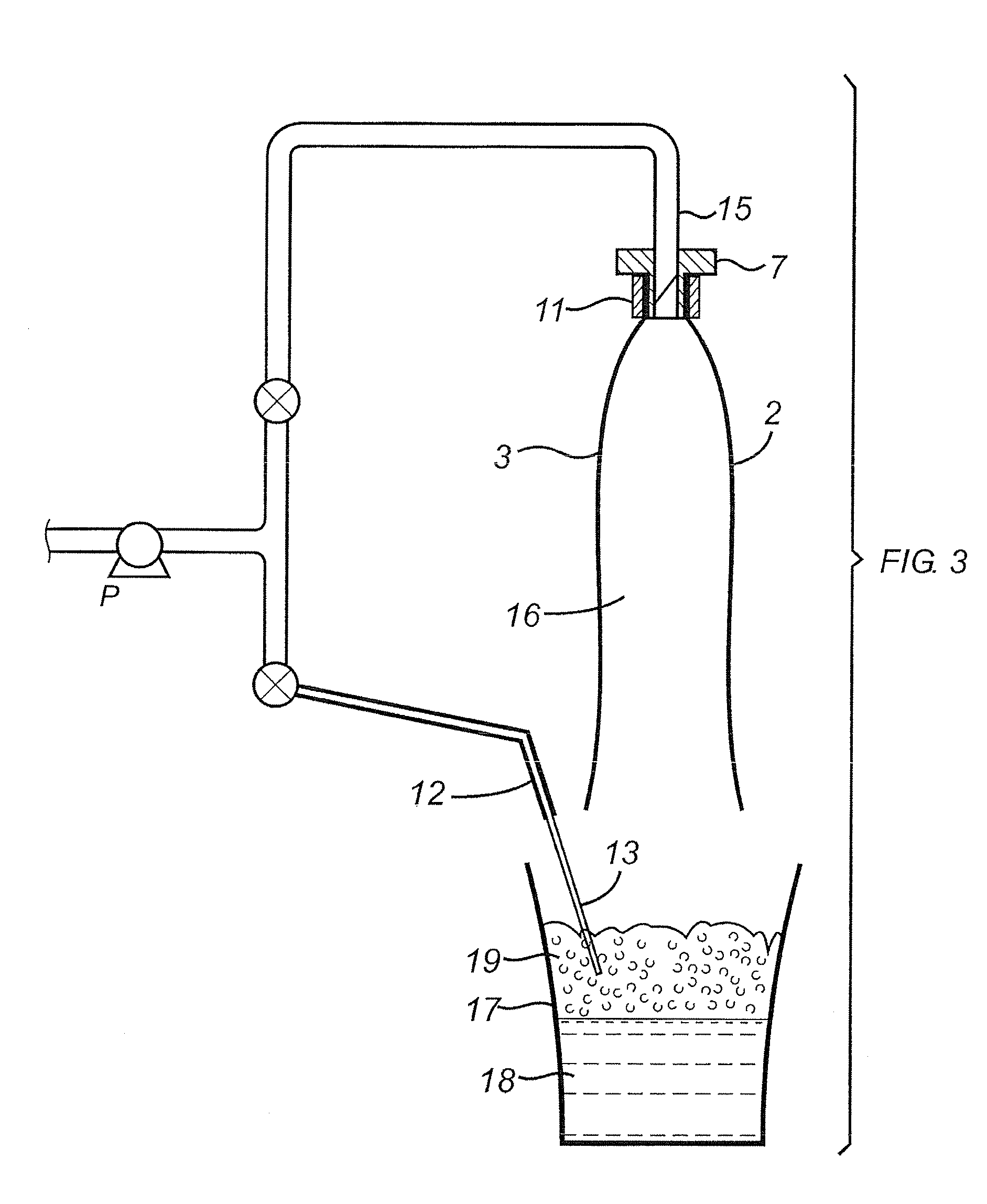 Methods, capsule and apparatuses for the production of foamed drinks