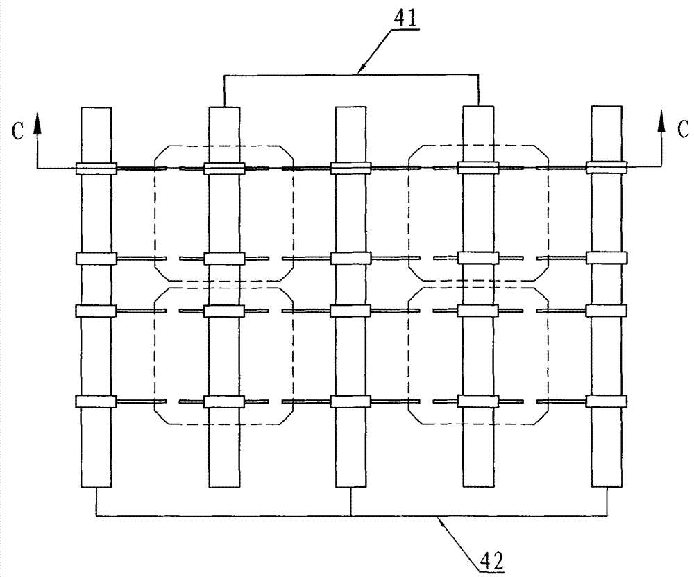 Quartz glass tube silicon chip bracket component