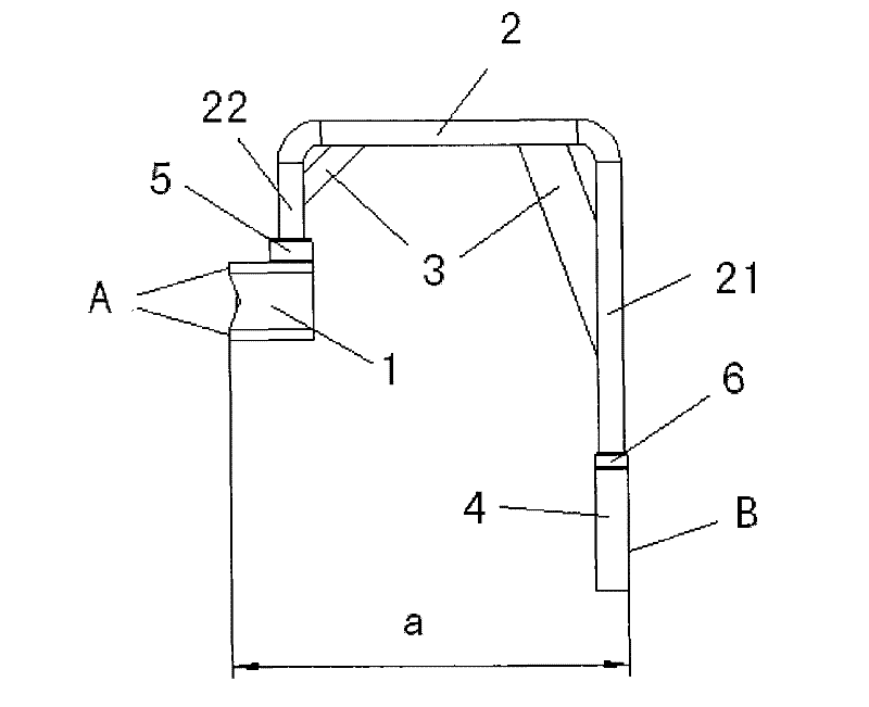 Measuring method and instrument used for assembling and installing locomotive gear cases