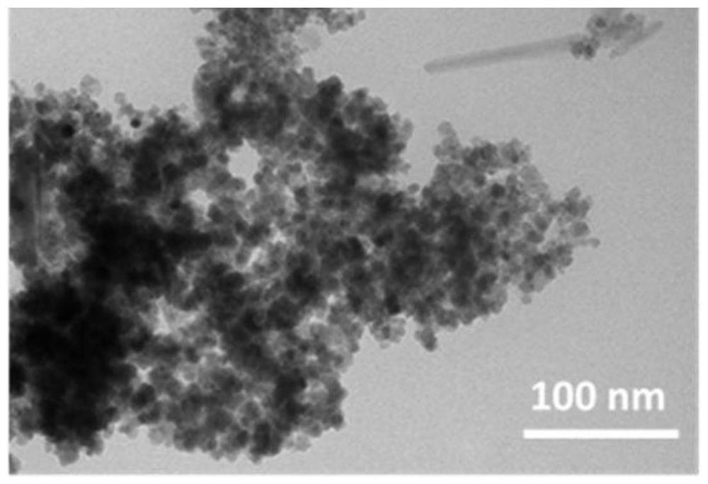 Preparation method of Fe3O4-biochar composite nanomaterial and method for degrading organic pollutants in water body
