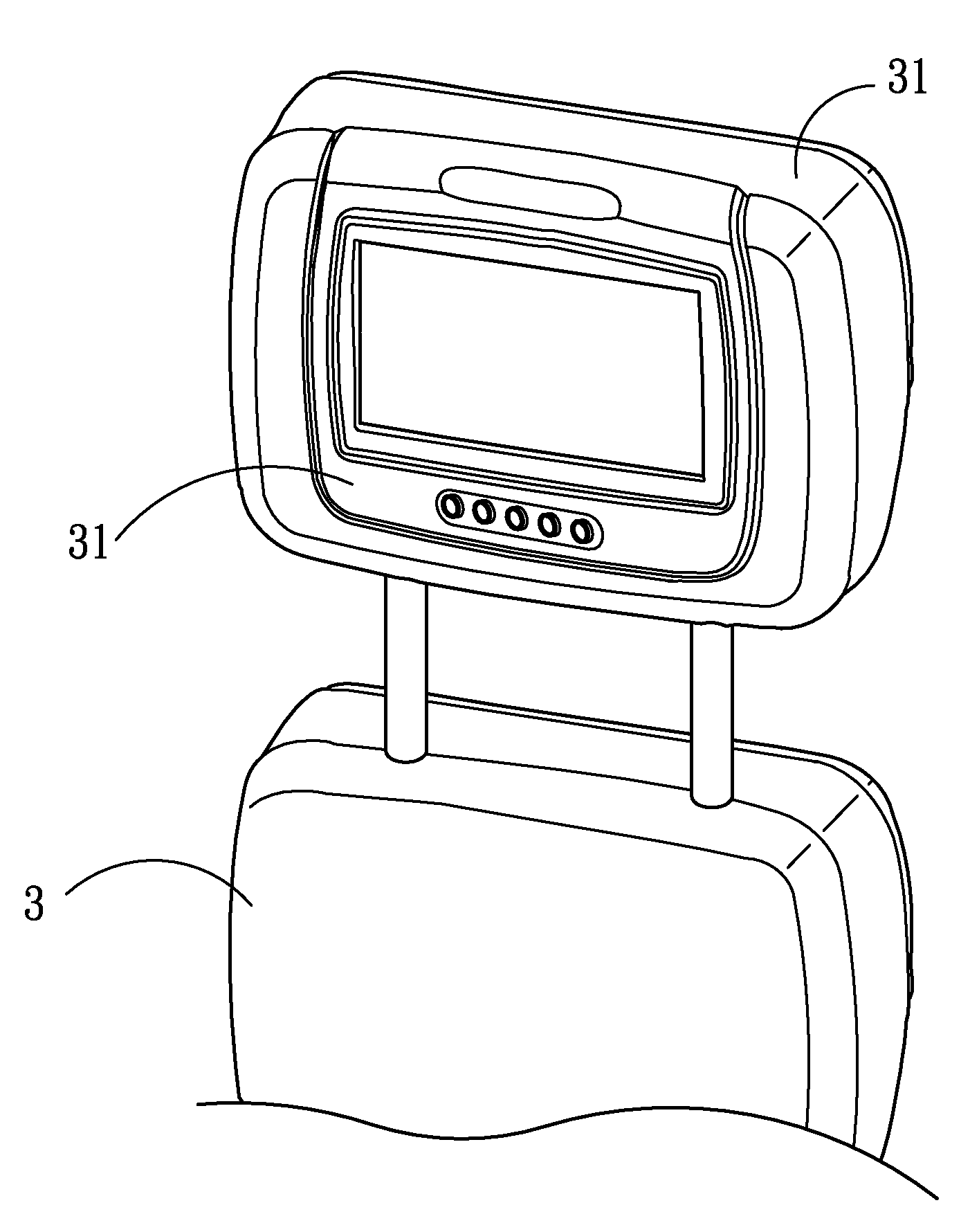 Reception Structure for Mobile Video and Audio Device