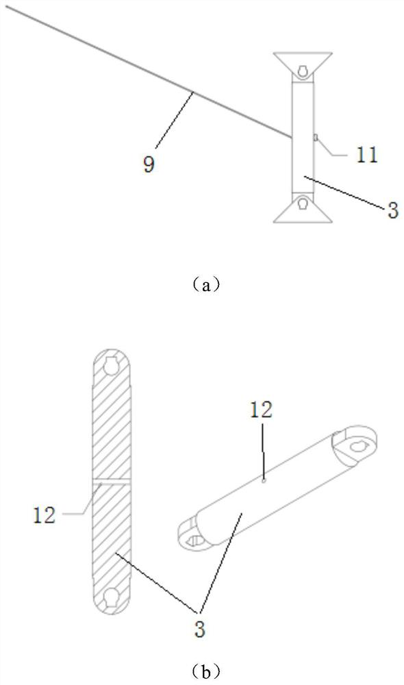 A trigger-type limited negative stiffness high-strength spring shock-absorbing support