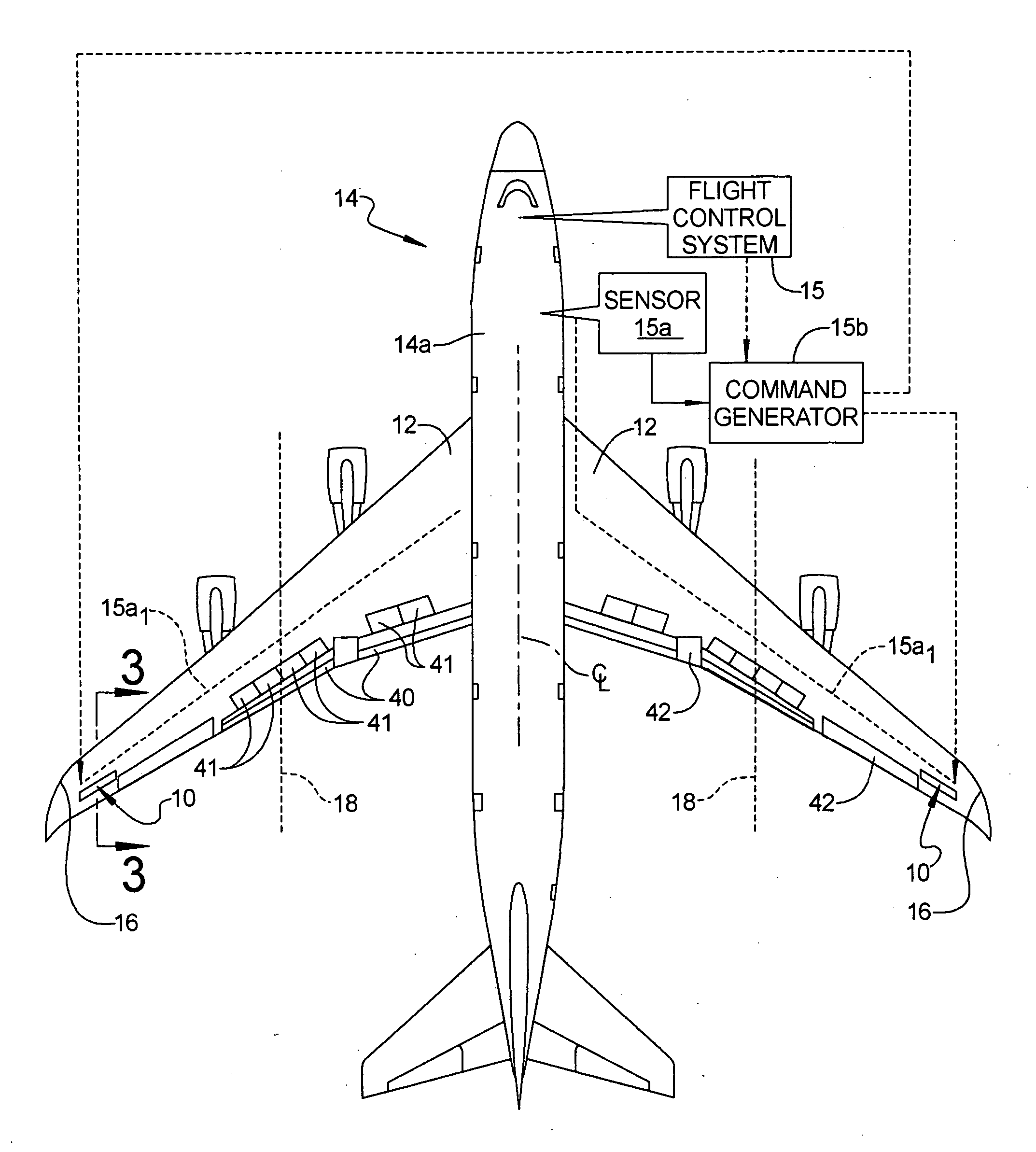 Wing load alleviation apparatus and method