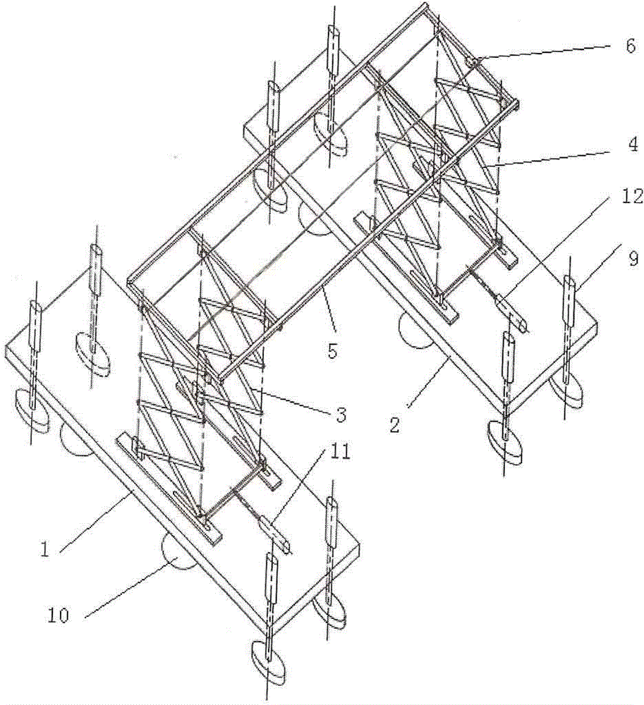 Hoisting apparatus for indoor transformer gas-insulated switchgears with various grades