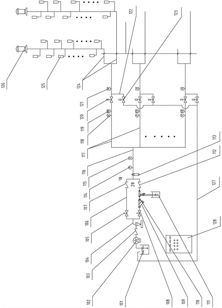 Agricultural water-saving pulsating intelligent drip irrigation tank micro-irrigation system