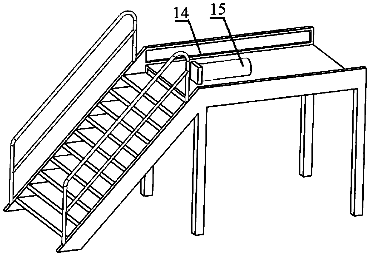 A serial type marine lifting compensation device