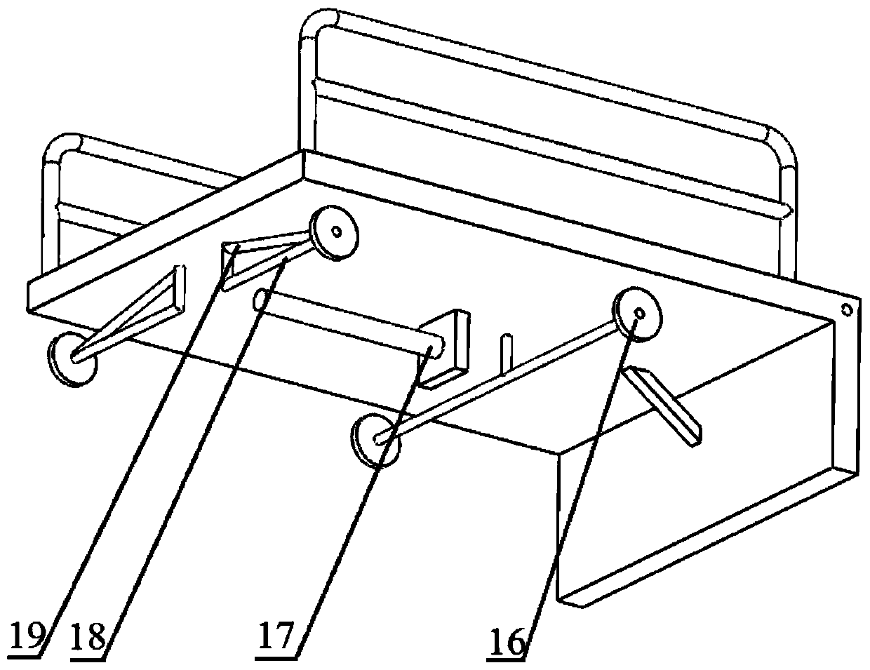 A serial type marine lifting compensation device