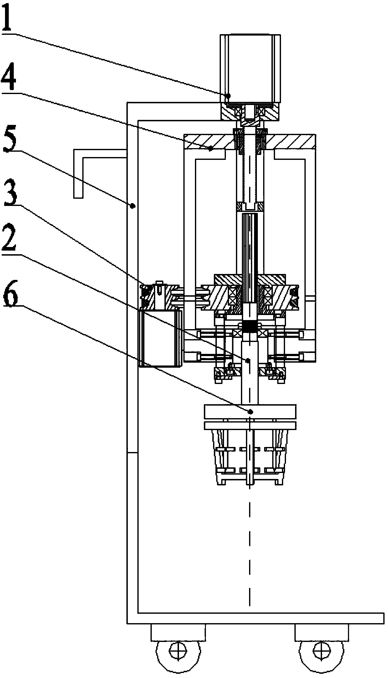 Movable torque-convertible automatic stirring device