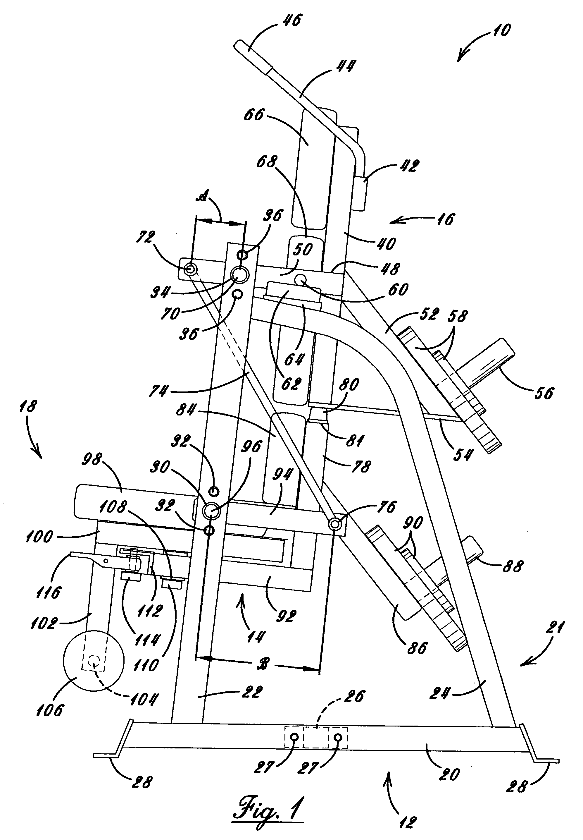 Abdominal exercise and training apparatus