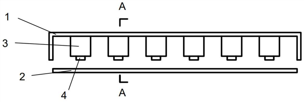 Lattice type rubber cement polyphenyl formwork and construction method