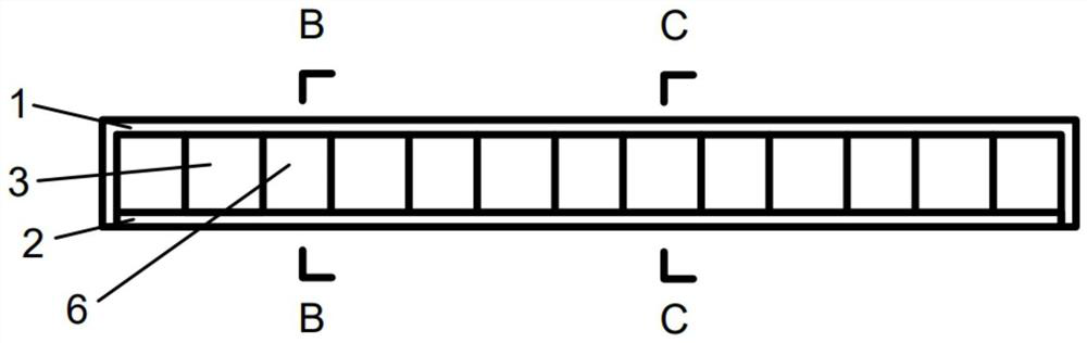 Lattice type rubber cement polyphenyl formwork and construction method