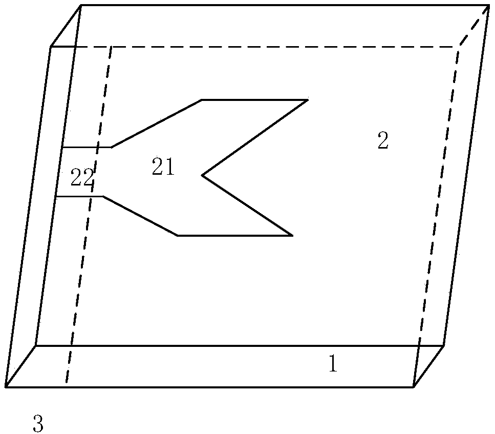 Microstrip vertical loop antenna