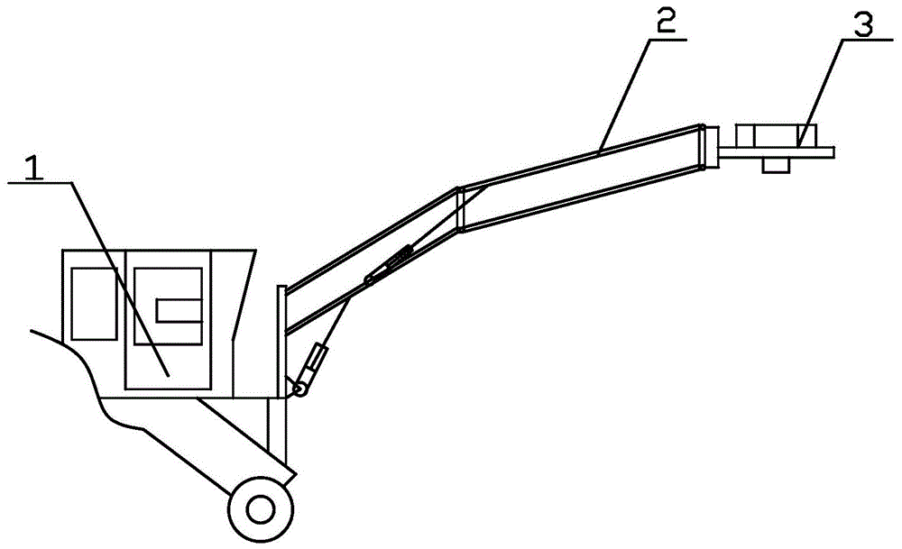 Tip cutting device for sugarcane harvester