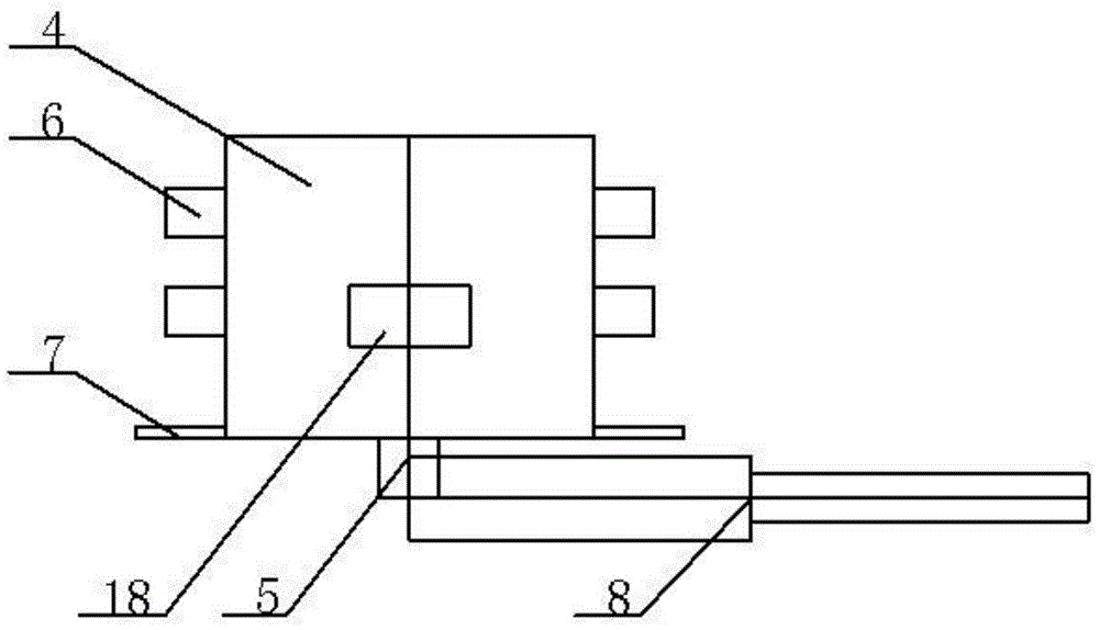 Tip cutting device for sugarcane harvester