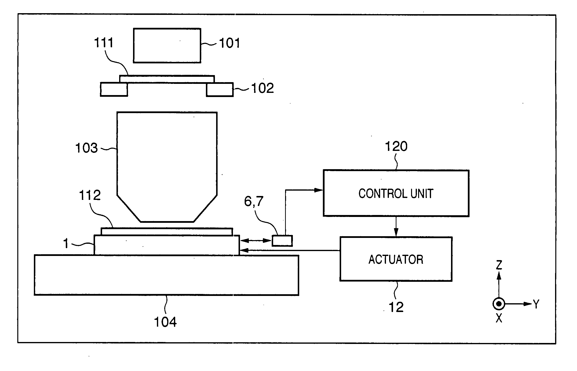 Driving control apparatus and method, and exposure apparatus