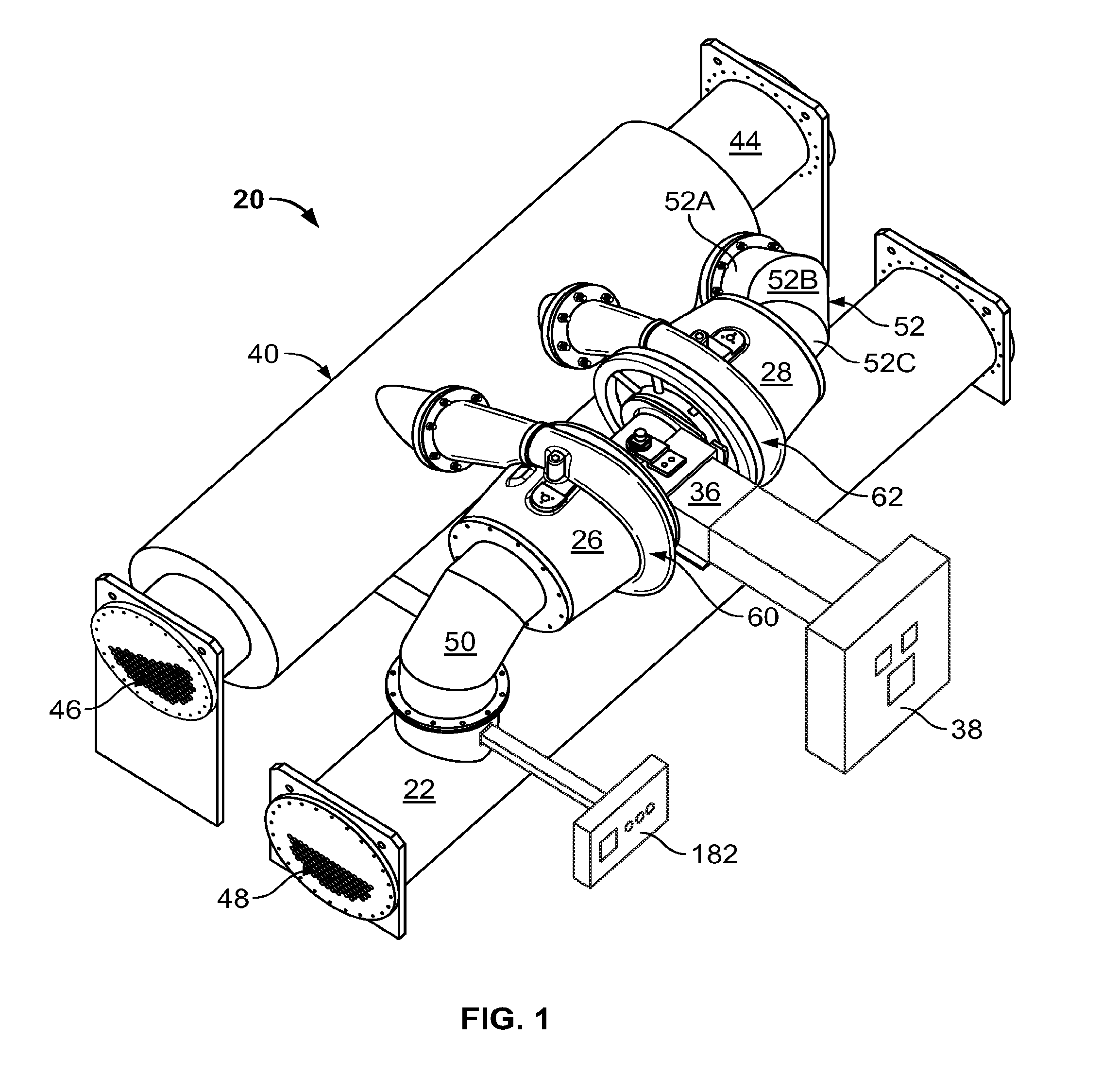 Centrifugal compressor assembly and method
