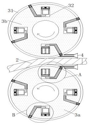 Cold drawing machine for cold working extension of high-temperature alloy wire