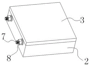 A water-cooled resistor for frequency conversion cabinet and its manufacturing method