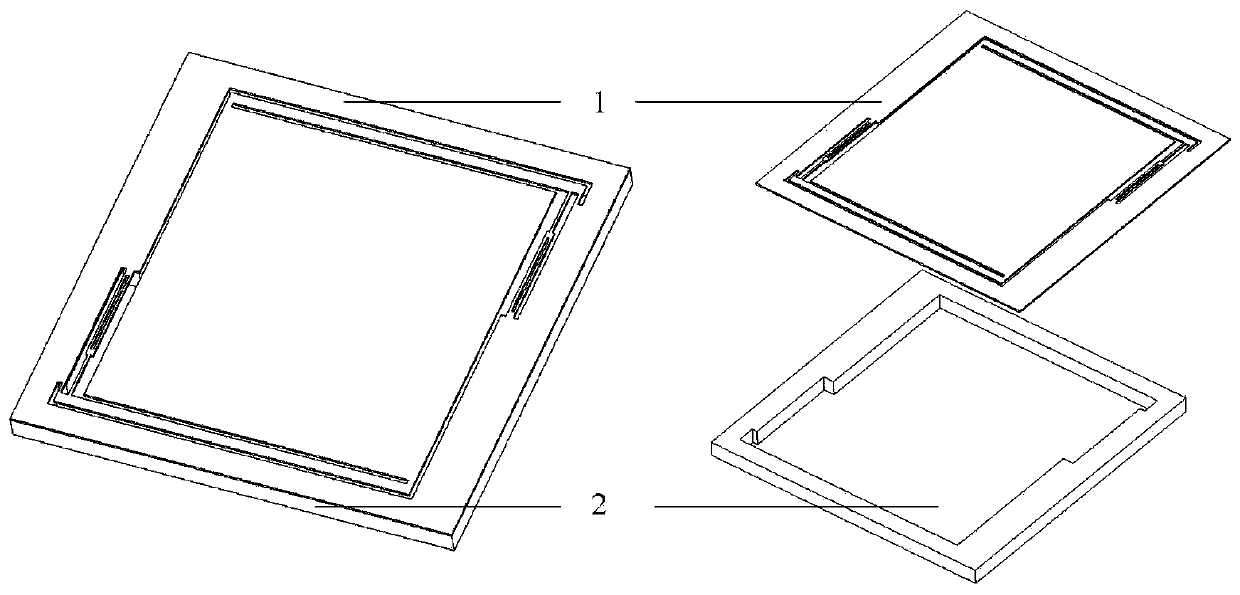 Flexible lever amplified vibrating beam accelerometer chip and its processing technology based on soq