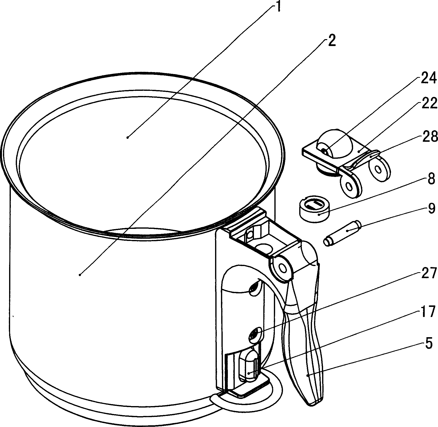 Double-layered stewpot with whistle