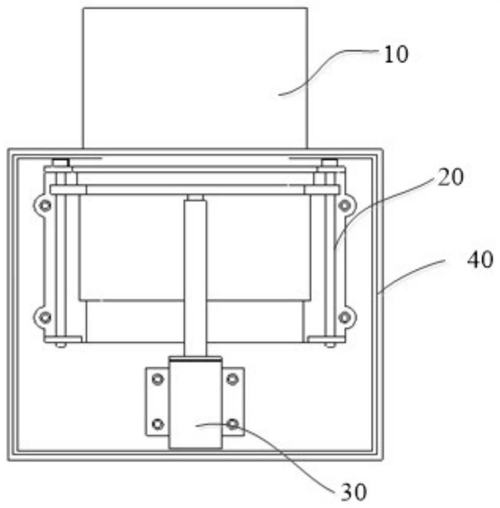 Semi-automatic camera lifting mechanism and electronic equipment