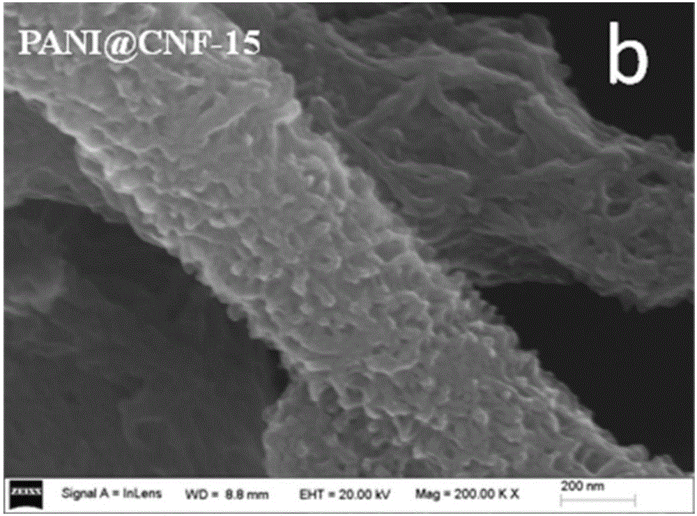 Carbon nanofiber composite material with controllable structure and preparation method and application therefor