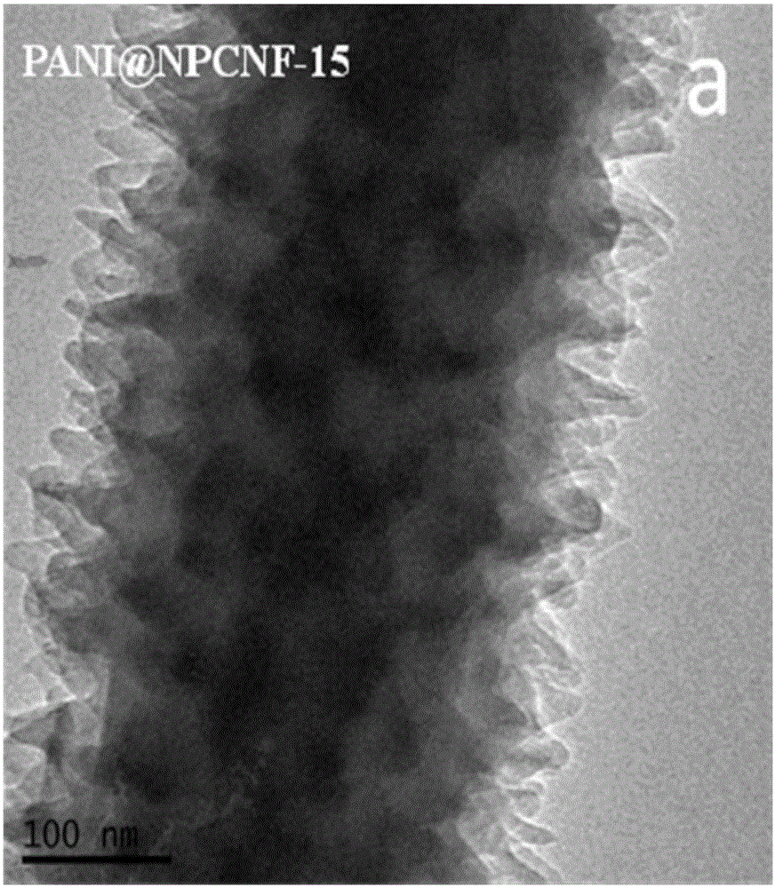 Carbon nanofiber composite material with controllable structure and preparation method and application therefor