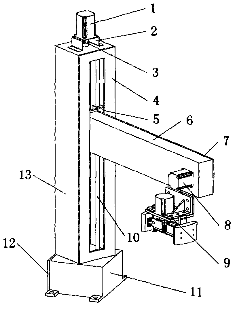 Automatic feeding and discharging device for tire production