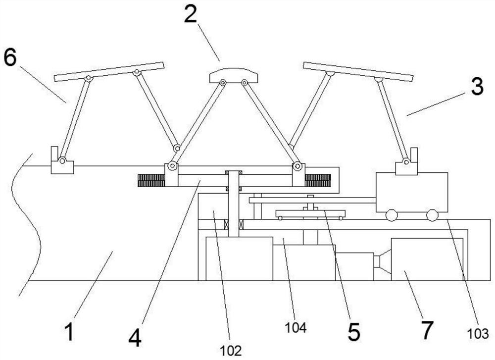 Linkage type thyroid resection preoperative position exercise device