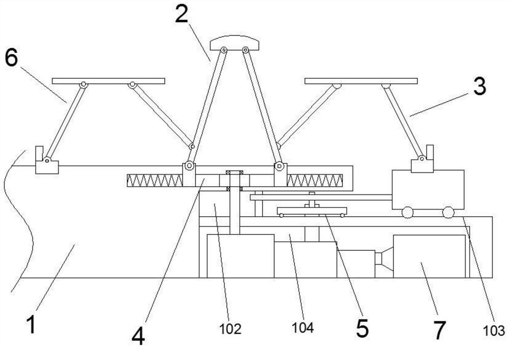 Linkage type thyroid resection preoperative position exercise device