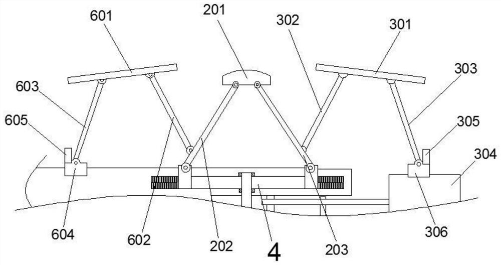 Linkage type thyroid resection preoperative position exercise device