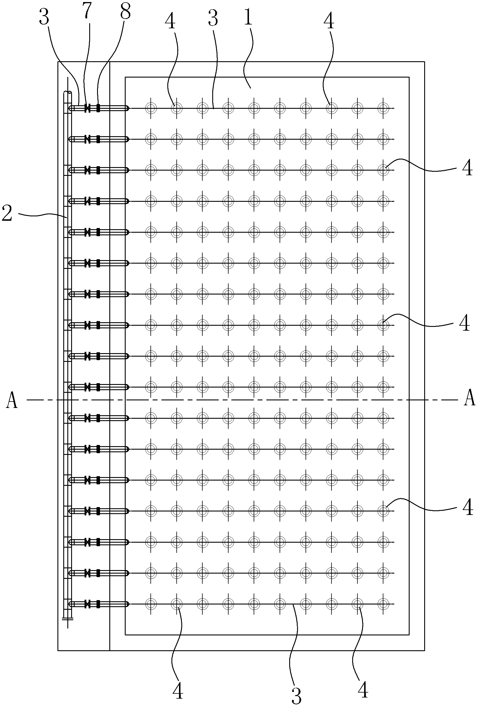 Orange segment type micro-porous aeration system
