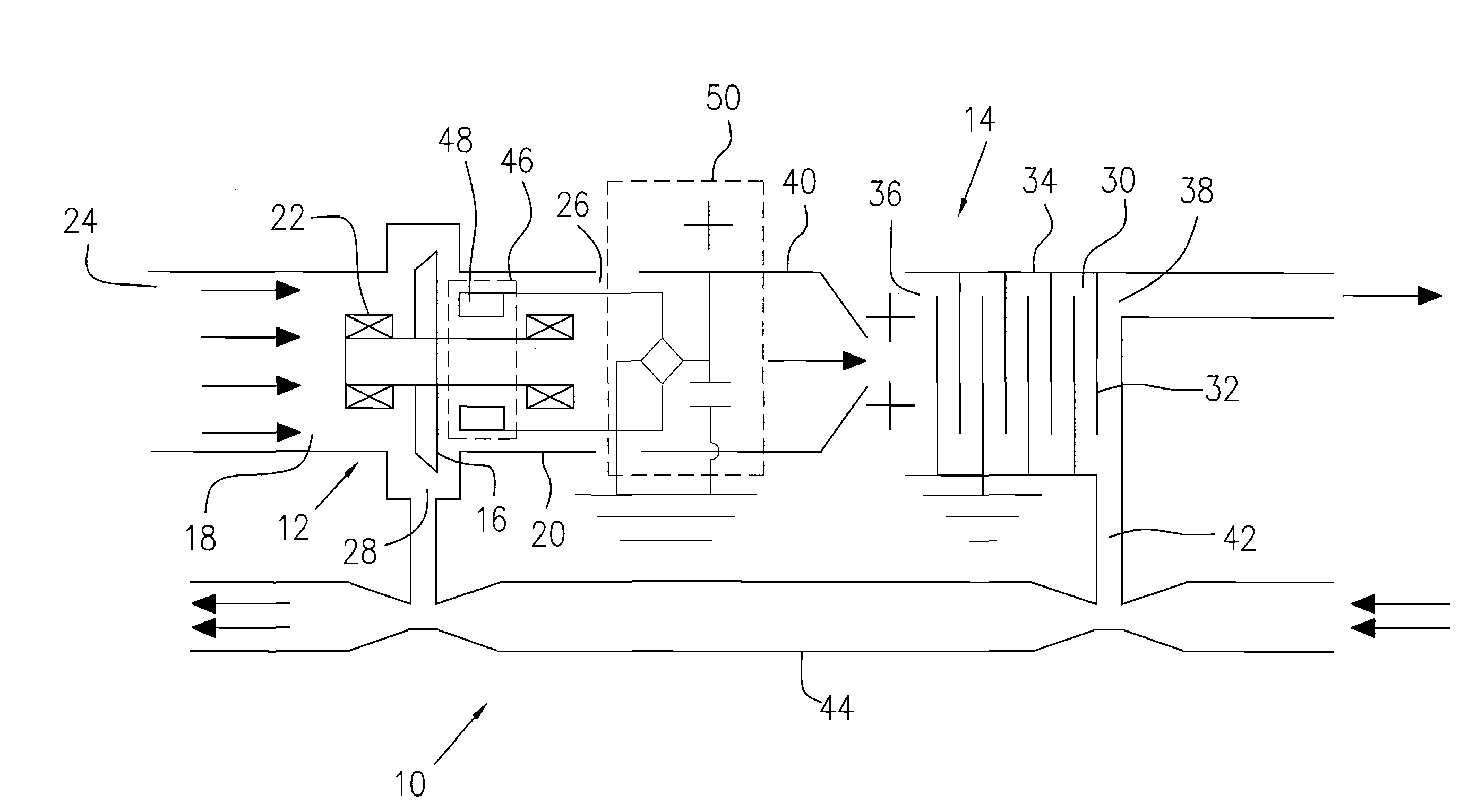 Self-contained electrostatic air/oil separator for aircraft engine