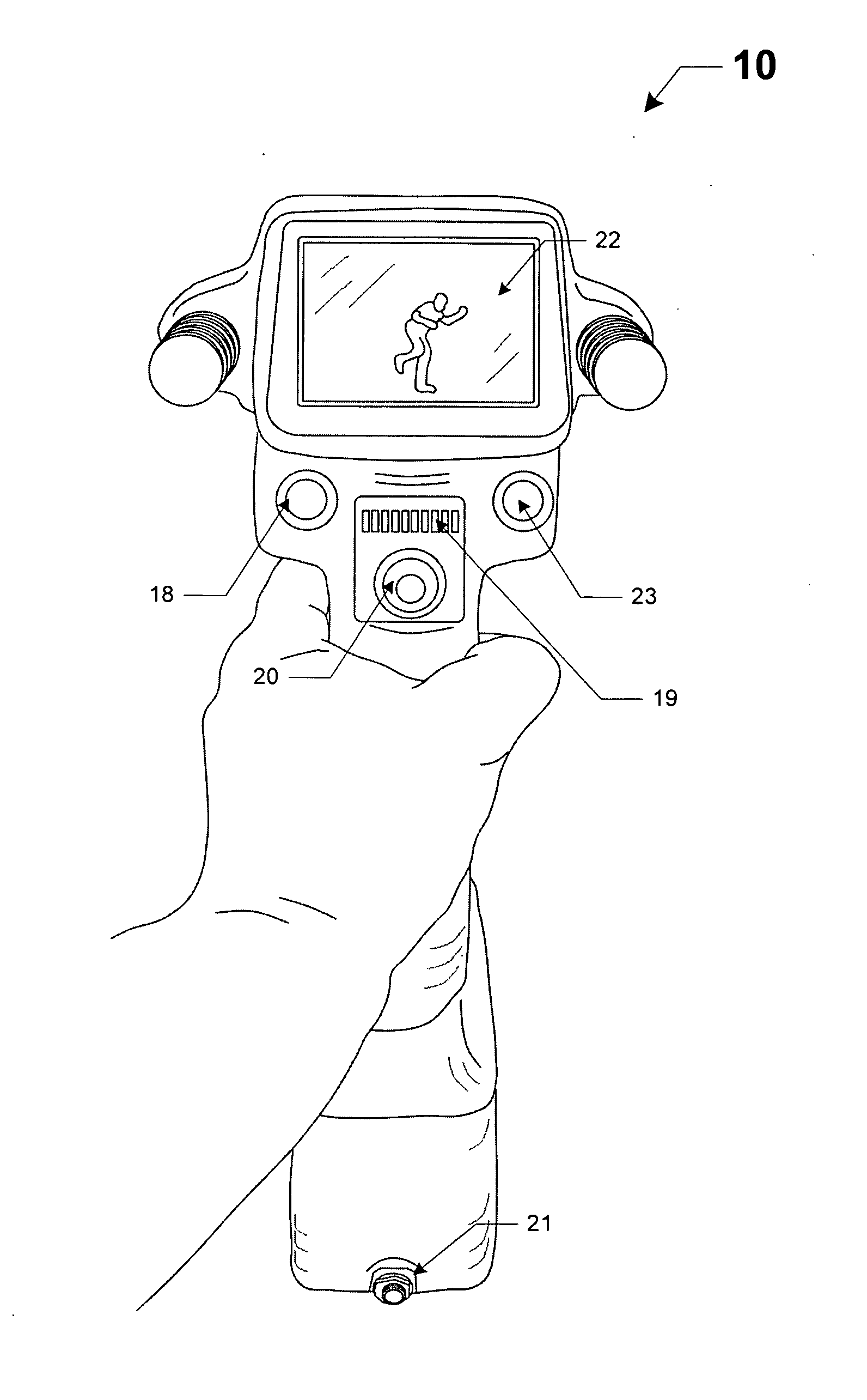 Handheld imaging and defense system