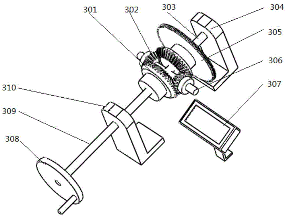 Ordinary gear train and epicyclic gear train function display and contrastive analysis platform