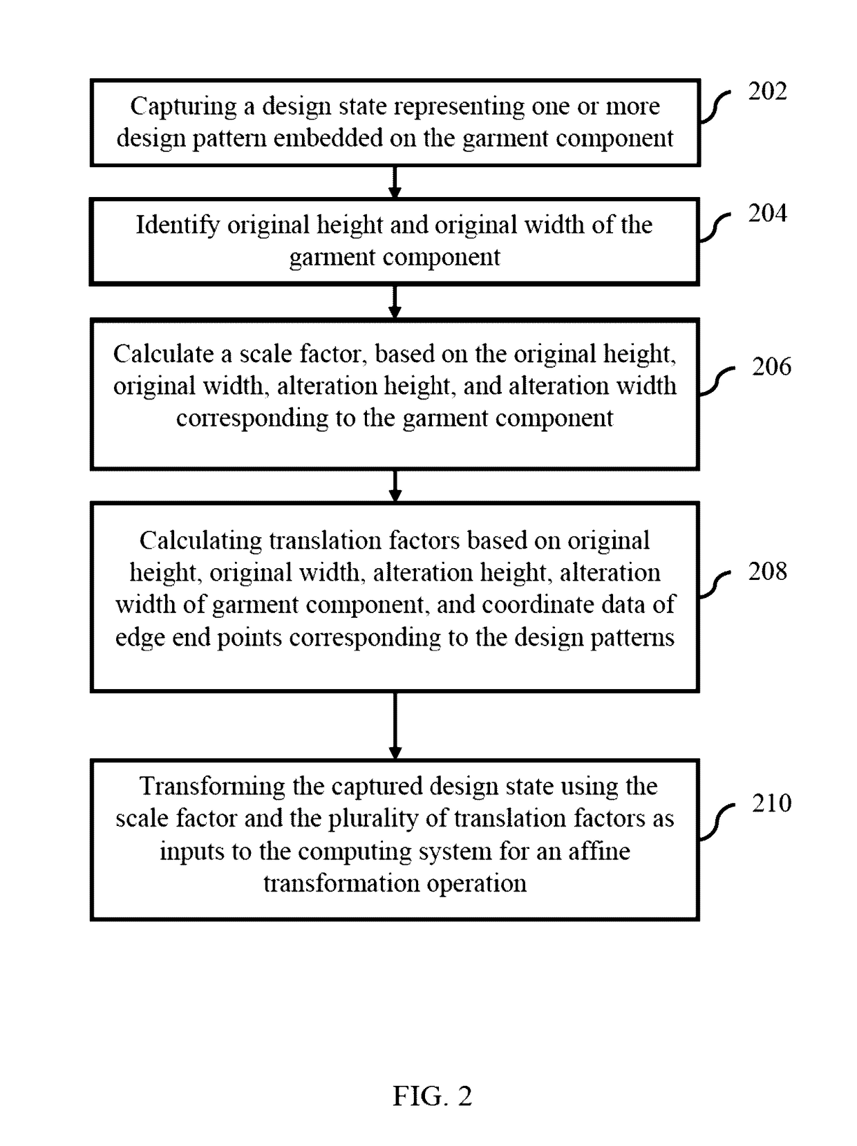 System and method for capturing design state of apparel or accessory to enable extrapolation for style and size variants